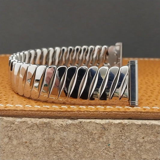 1950s Vintage Bellavance 16mm-19mm Stainless Steel Expansion Unused Watch Band