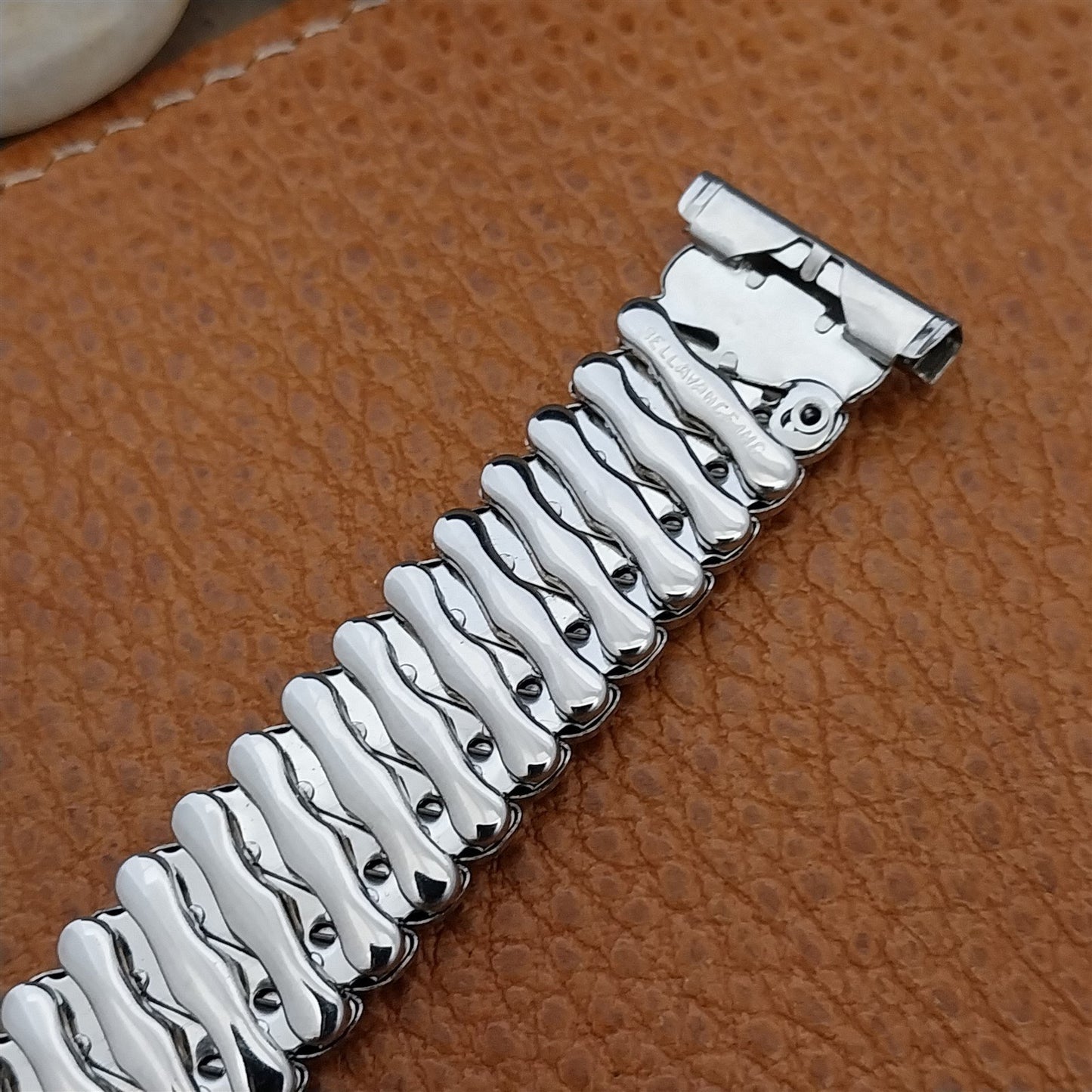 1950s Vintage Bellavance 16mm-19mm Stainless Steel Expansion Unused Watch Band