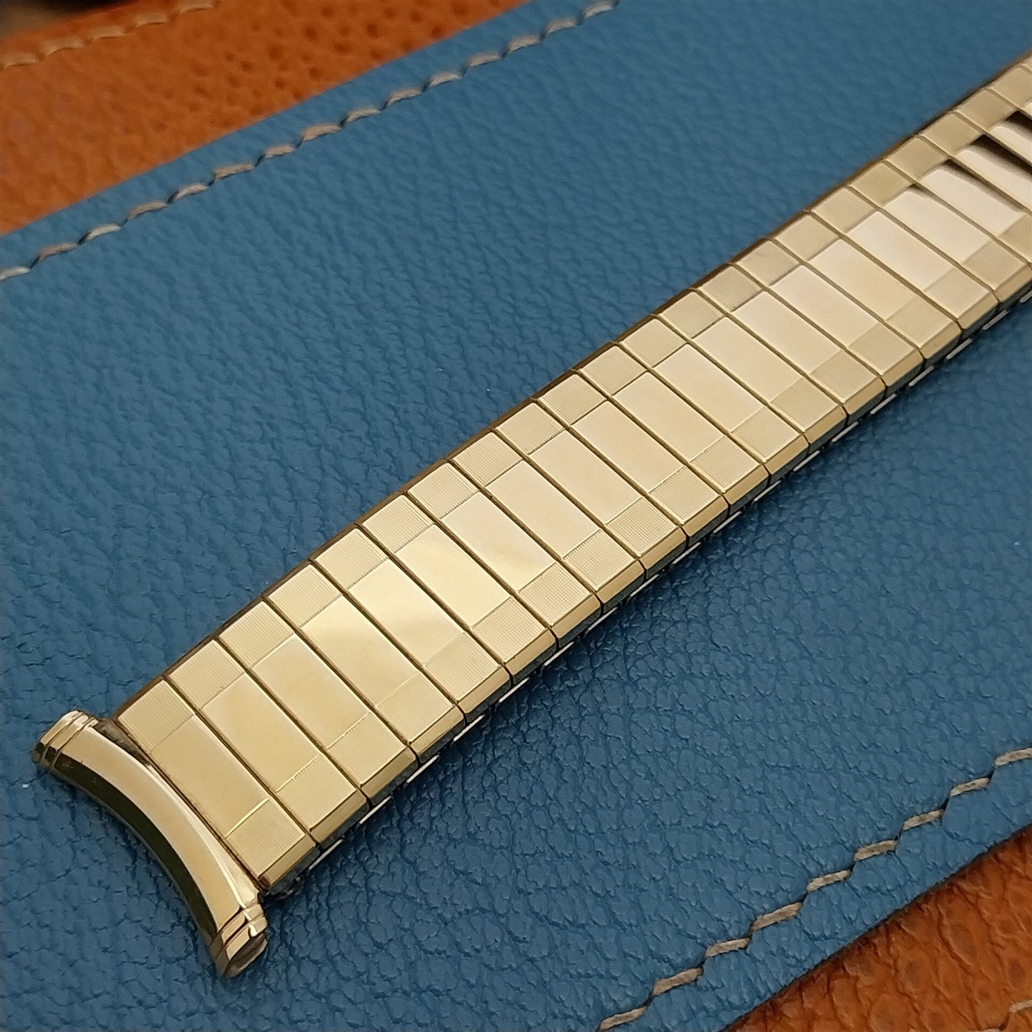 Extra Long Speidel USA 10k Gold-Filled Sun Valley Unused Vintage Watch Band