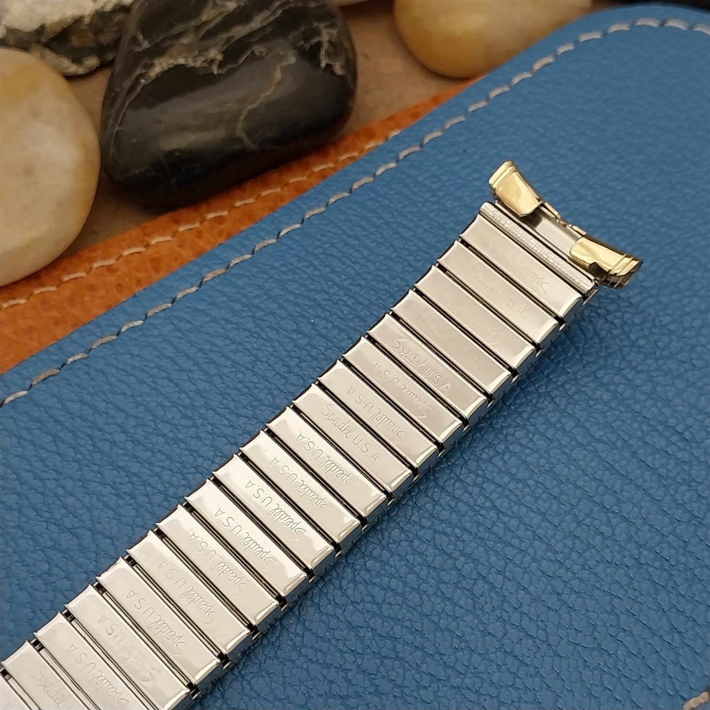 Extra Long Speidel USA 10k Gold-Filled Sun Valley Unused Vintage Watch Band