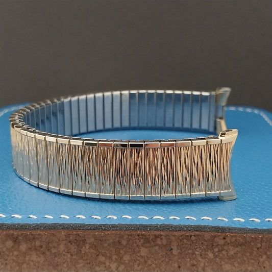 1968 Extra Long Speidel USA 10k Gold-Filled Valencia Unused Vintage Watch Band