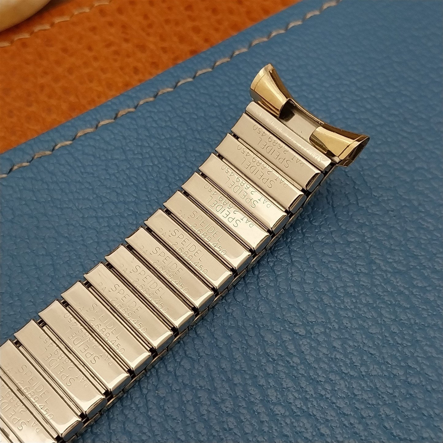 Extra Long Speidel USA 10k Gold-Filled Valencia Unused 1960s Vintage Watch Band