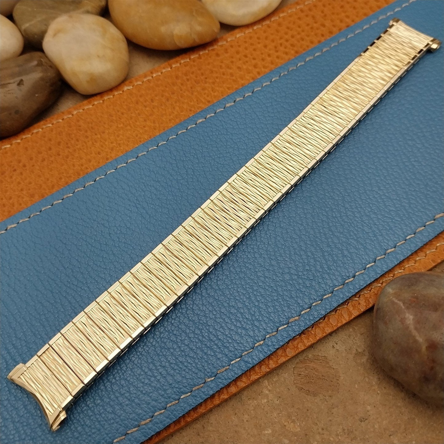 Extra Long Speidel USA 10k Gold-Filled Valencia Unused 1960s Vintage Watch Band