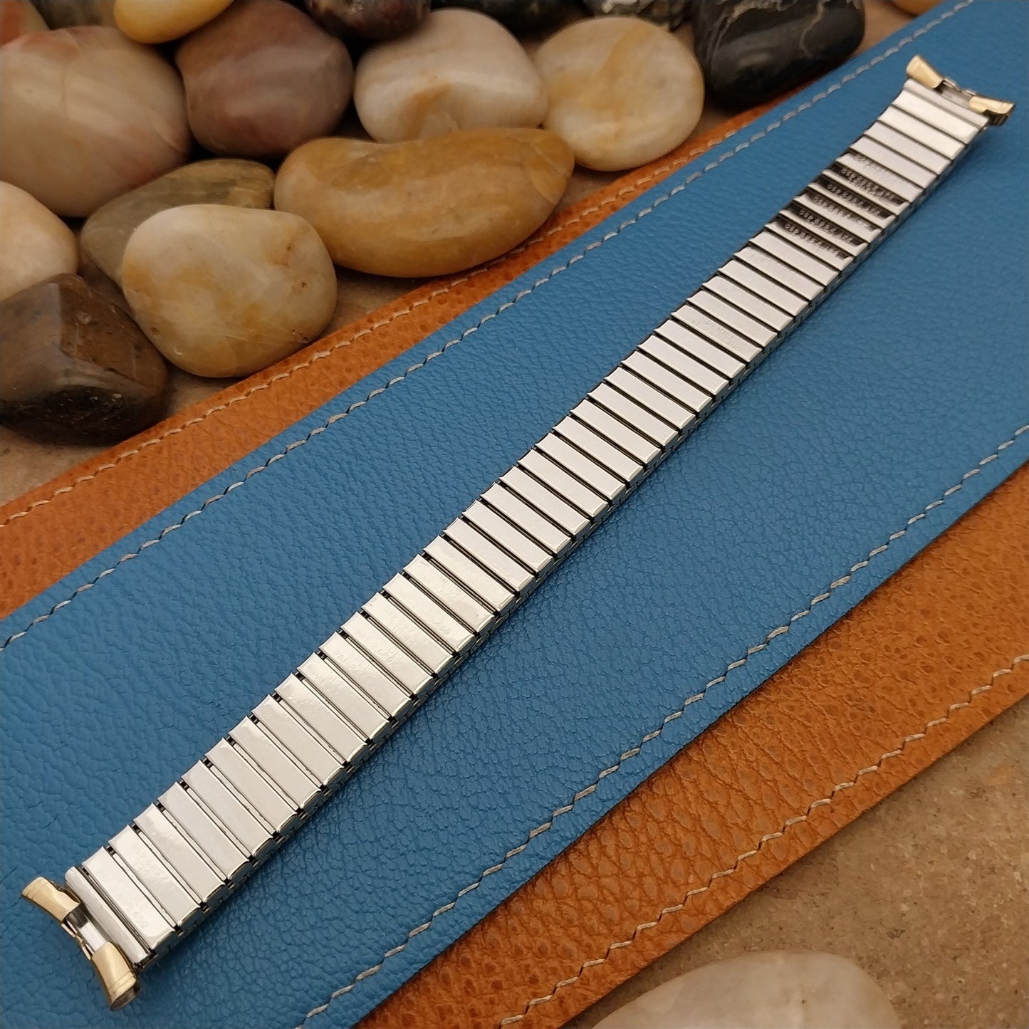 Extra Long 1969 Speidel USA 10k Gold-Filled Linesman Unused Vintage Watch Band