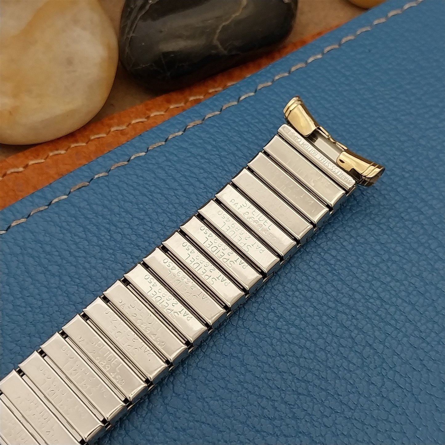 Extra Long Speidel USA 10k Gold-Filled Linesman 1968 Unused Vintage Watch Band