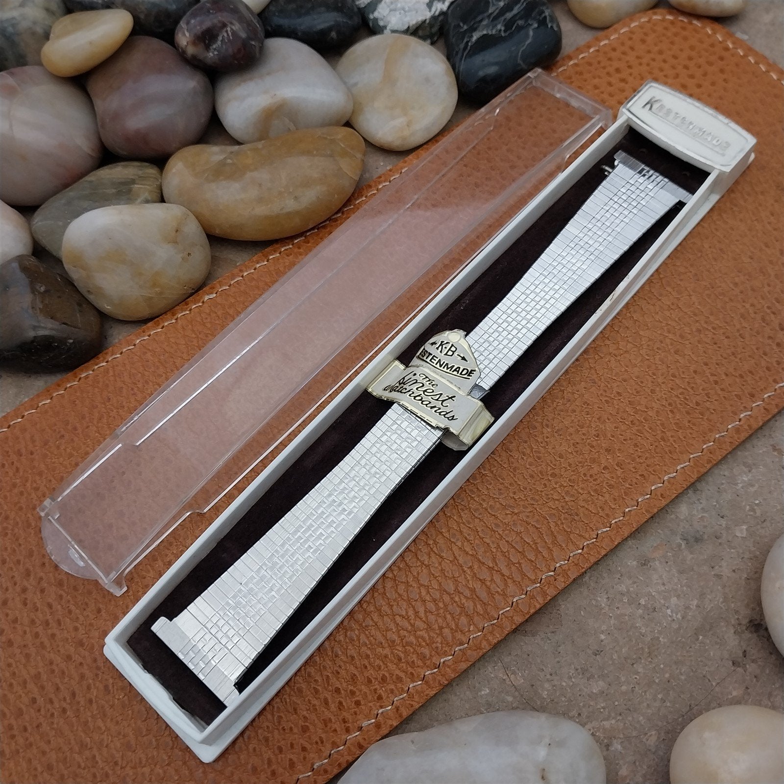 Vintage 22mm 20mm 19mm Kestenmade Stainless Unused Classic NOS 1970s Watch Band