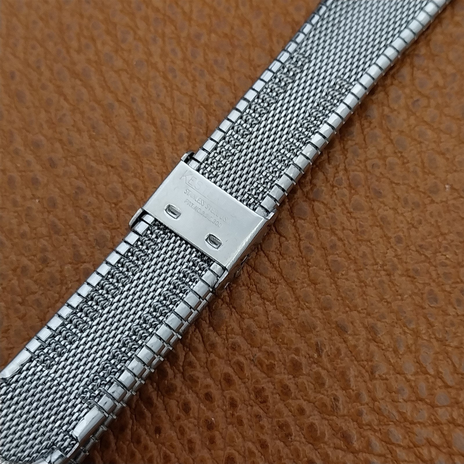 Vintage 22mm 20mm 19mm Kestenmade Stainless Unused Classic NOS 1970s Watch Band
