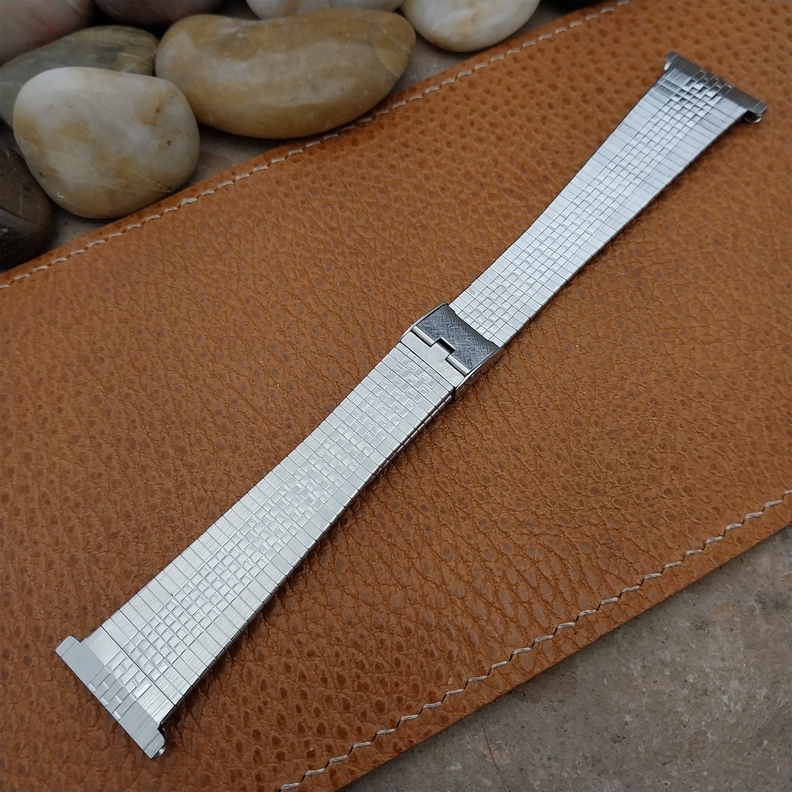 Vintage 22mm 20mm 19mm Kestenmade Stainless Unused Classic NOS 1970s Watch Band