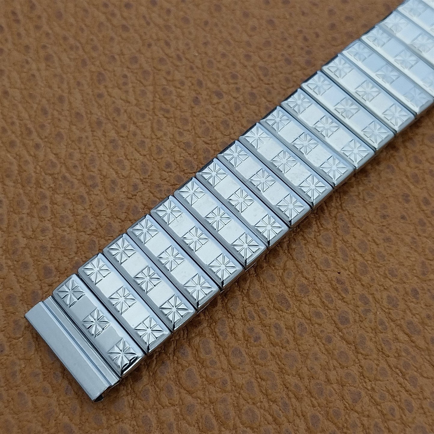 1950s Rose-Brand 5/8" Stainless Steel Expansion nos Vintage Watch Band