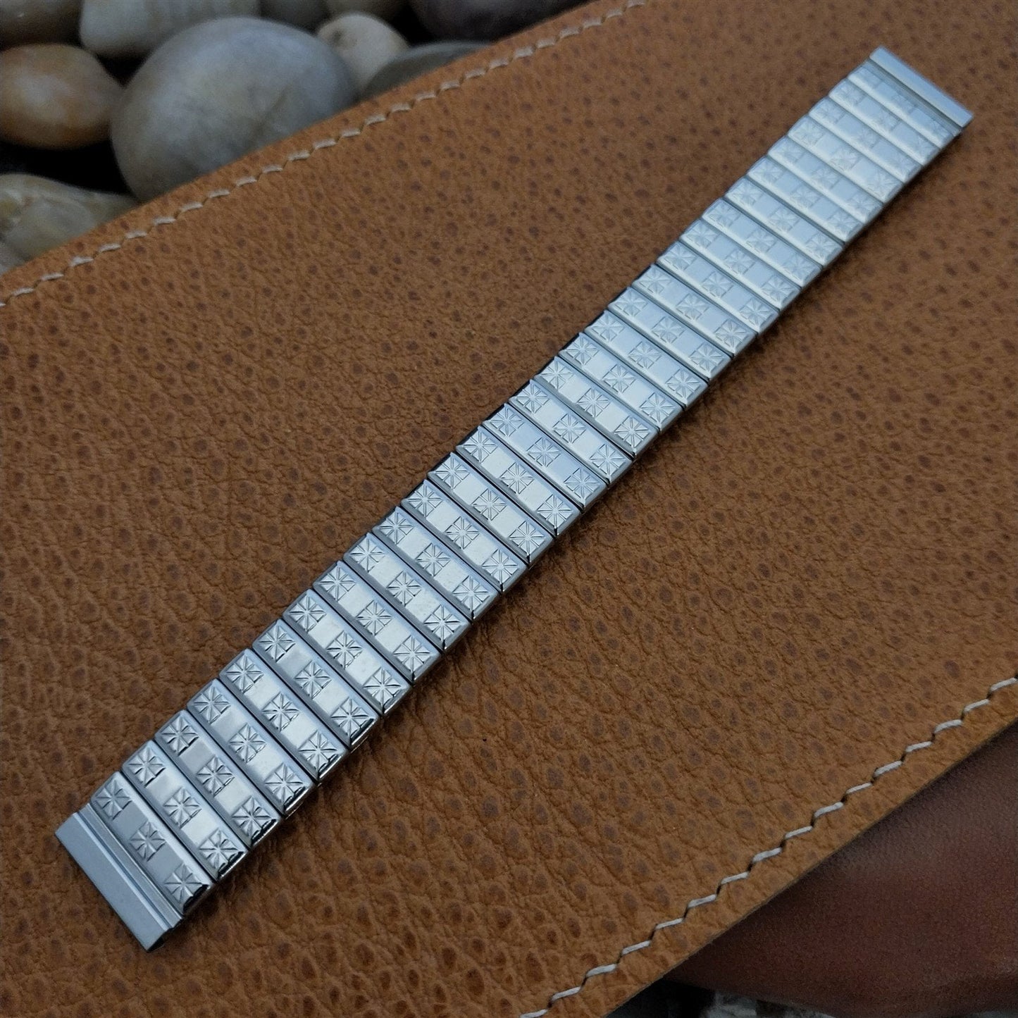 1950s Rose-Brand 5/8" Stainless Steel Expansion nos Vintage Watch Band