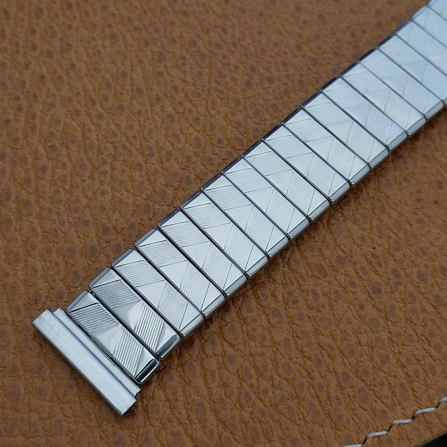 1950s Rose-Brand 3/4" 5/8" Stainless Steel Expansion nos Vintage Watch Band