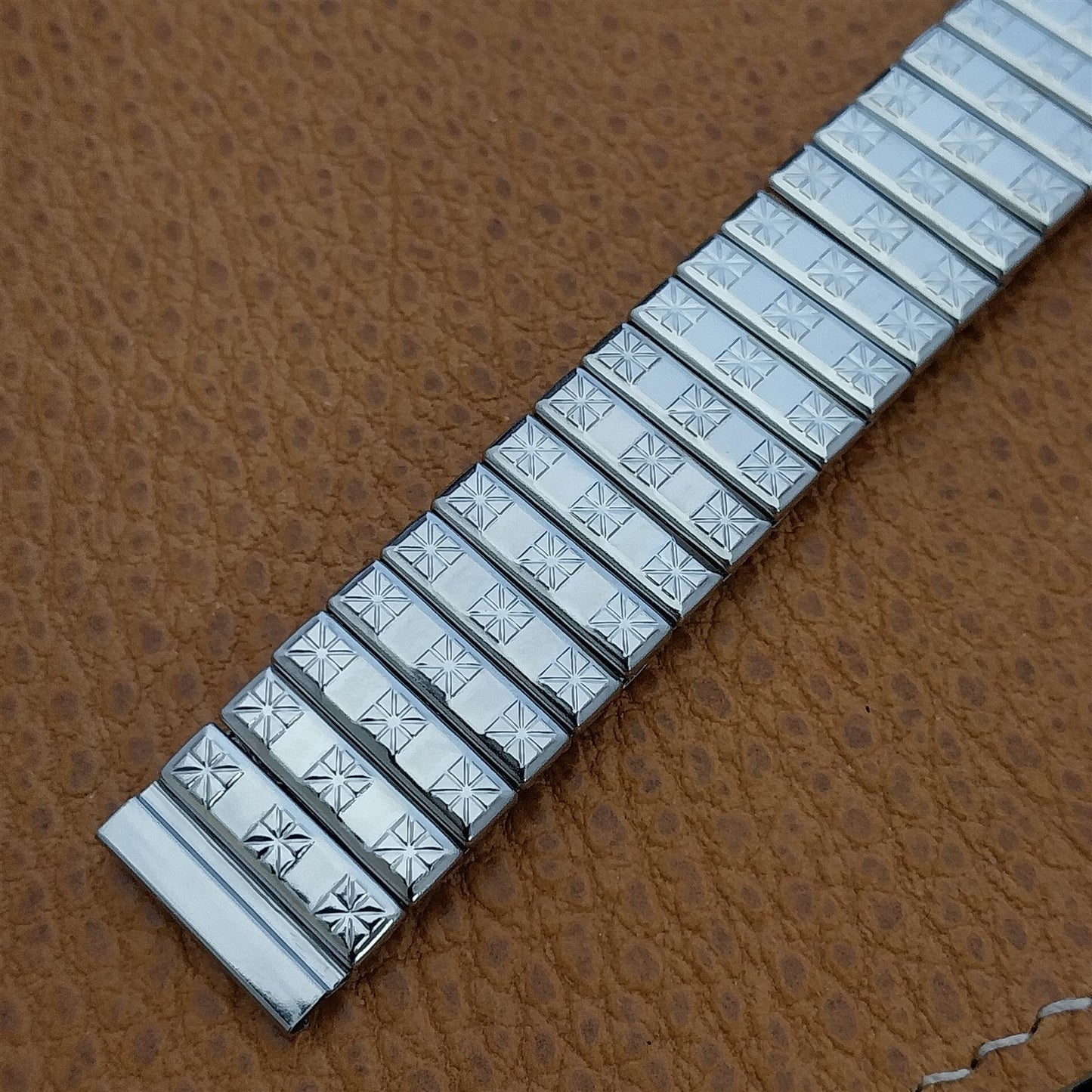 1950s Rose-Brand 5/8" Stainless Steel Expansion nos Unused Vintage Watch Band