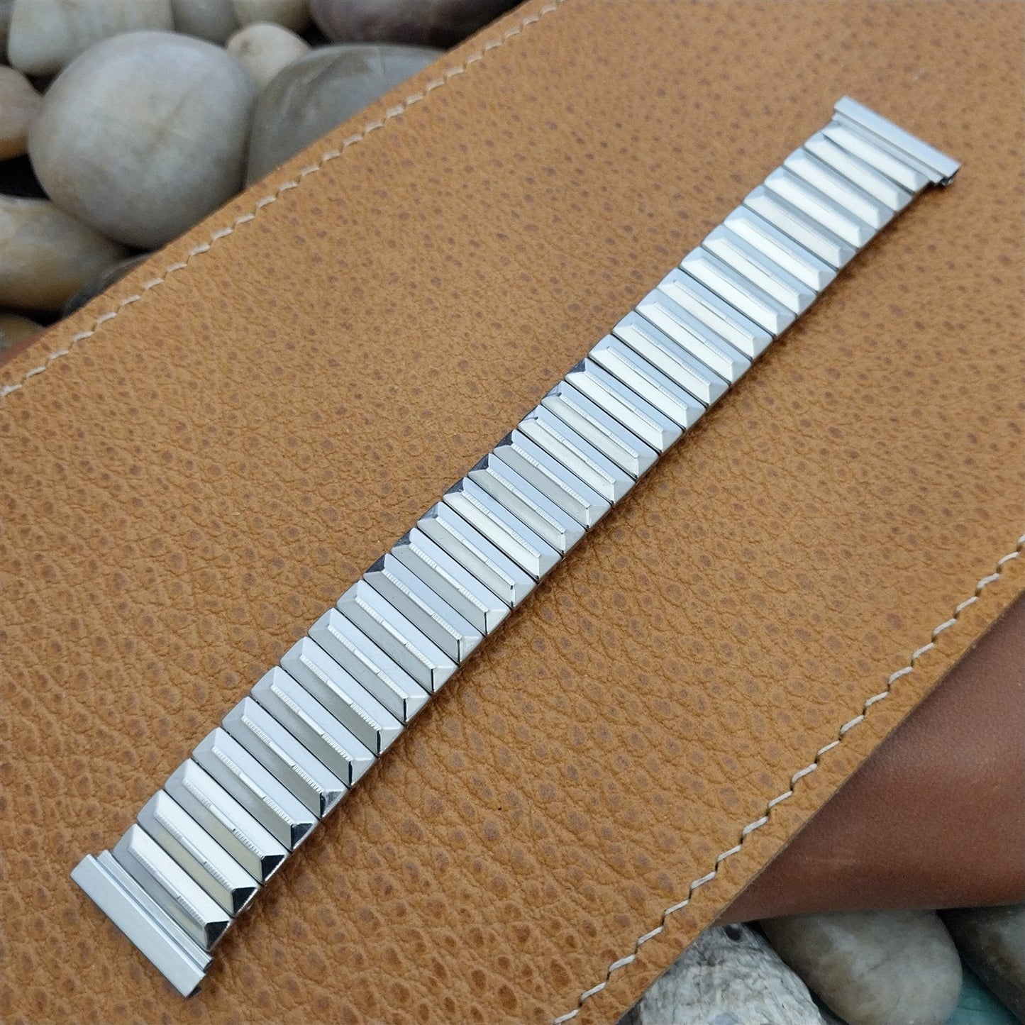 1950s Rose-Brand 3/4" 5/8" Stainless Steel Expansion nos Vintage Watch Band