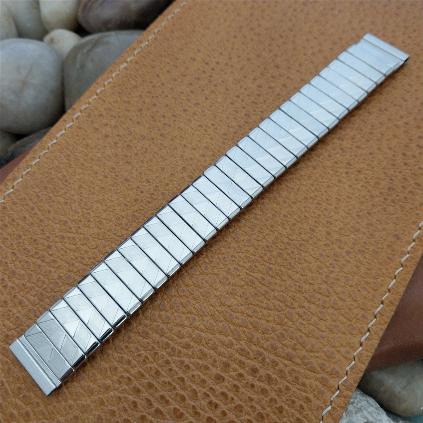 1950s Rose-Brand 5/8" Stainless Steel Expansion nos Vintage Watch Band