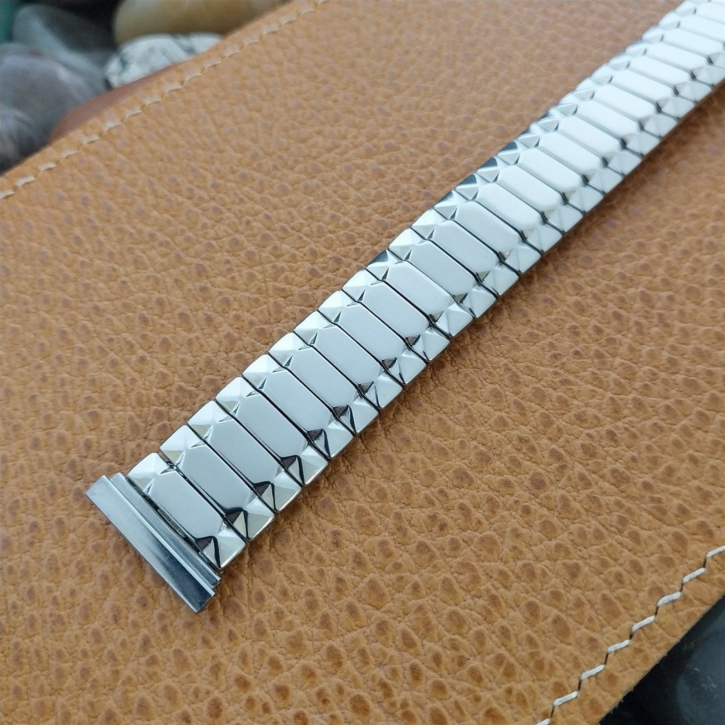 1950s Rose-Brand 3/4" 5/8" Stainless Steel Expansion nos Vintage Watch Band