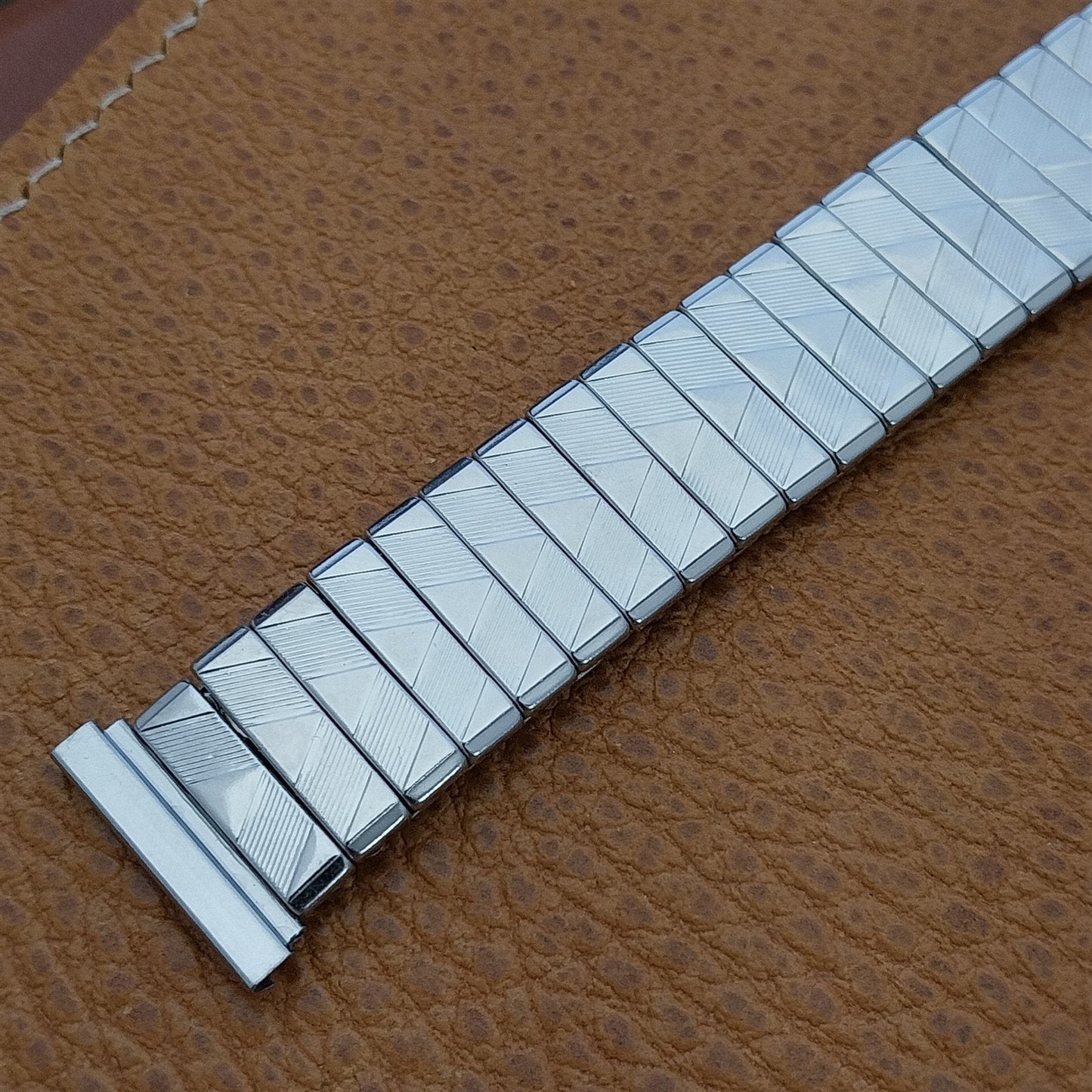 1950s Rose-Brand 3/4" 5/8" Stainless Steel Expansion nos Vintage Watch Band