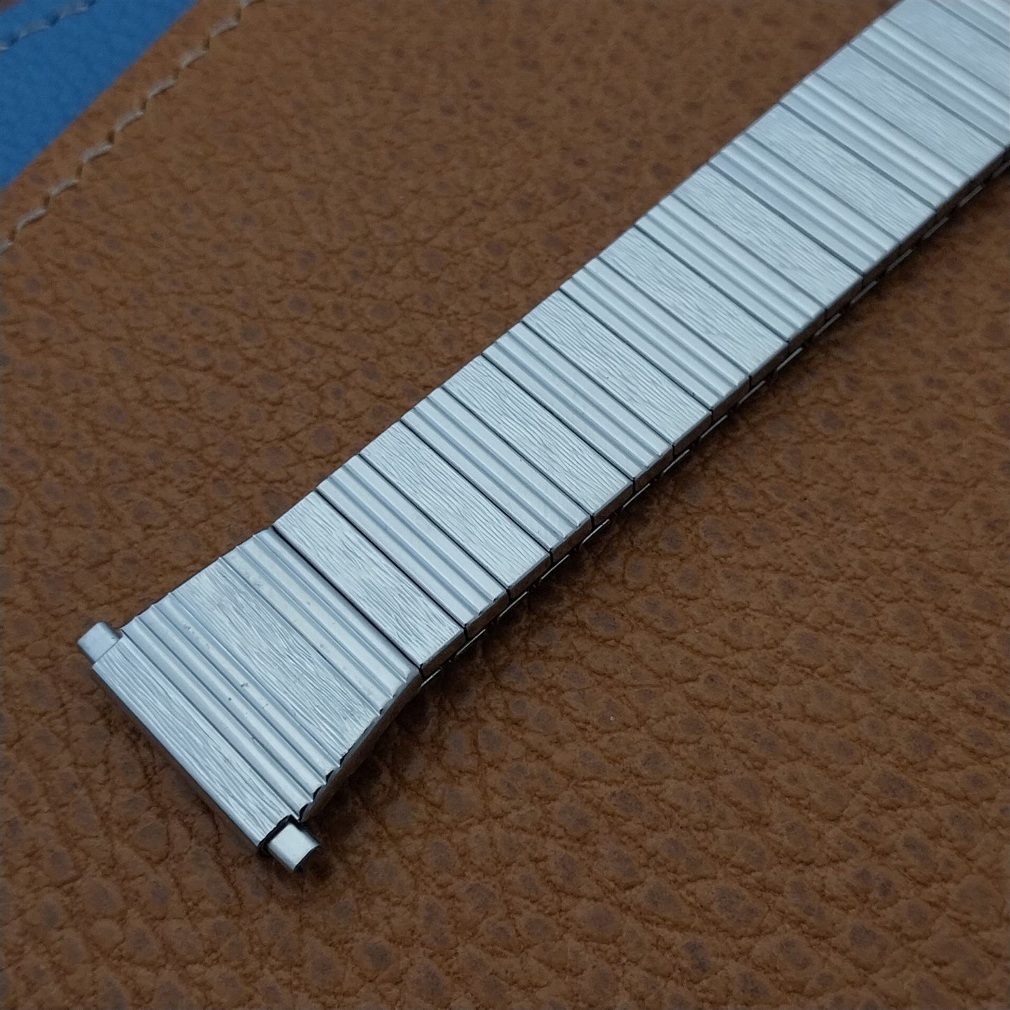 1970s USA Made Stainless Steel nos Flared Vintage Watch Band Speidel