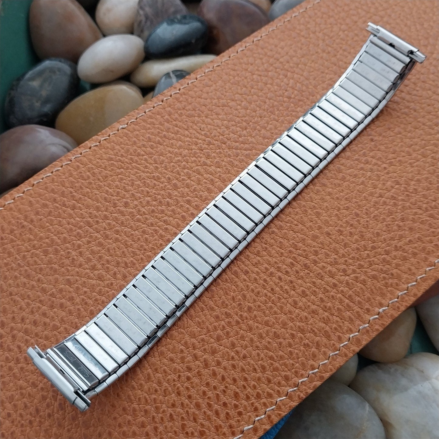 Speidel Wide Stainless Steel Long Expansion 20mm 22mm Unused Vintage Watch Band