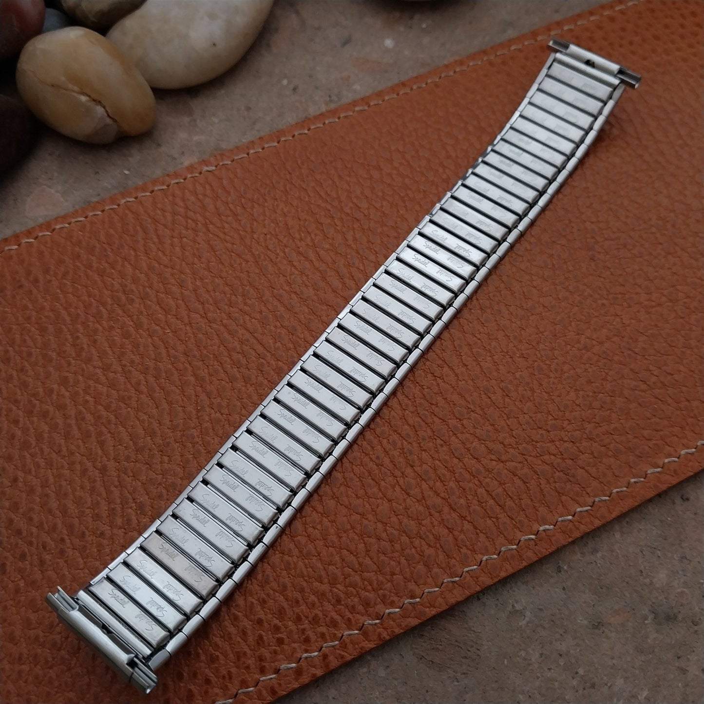 Speidel Wide Stainless Steel Long Expansion 20mm 22mm Unused Vintage Watch Band