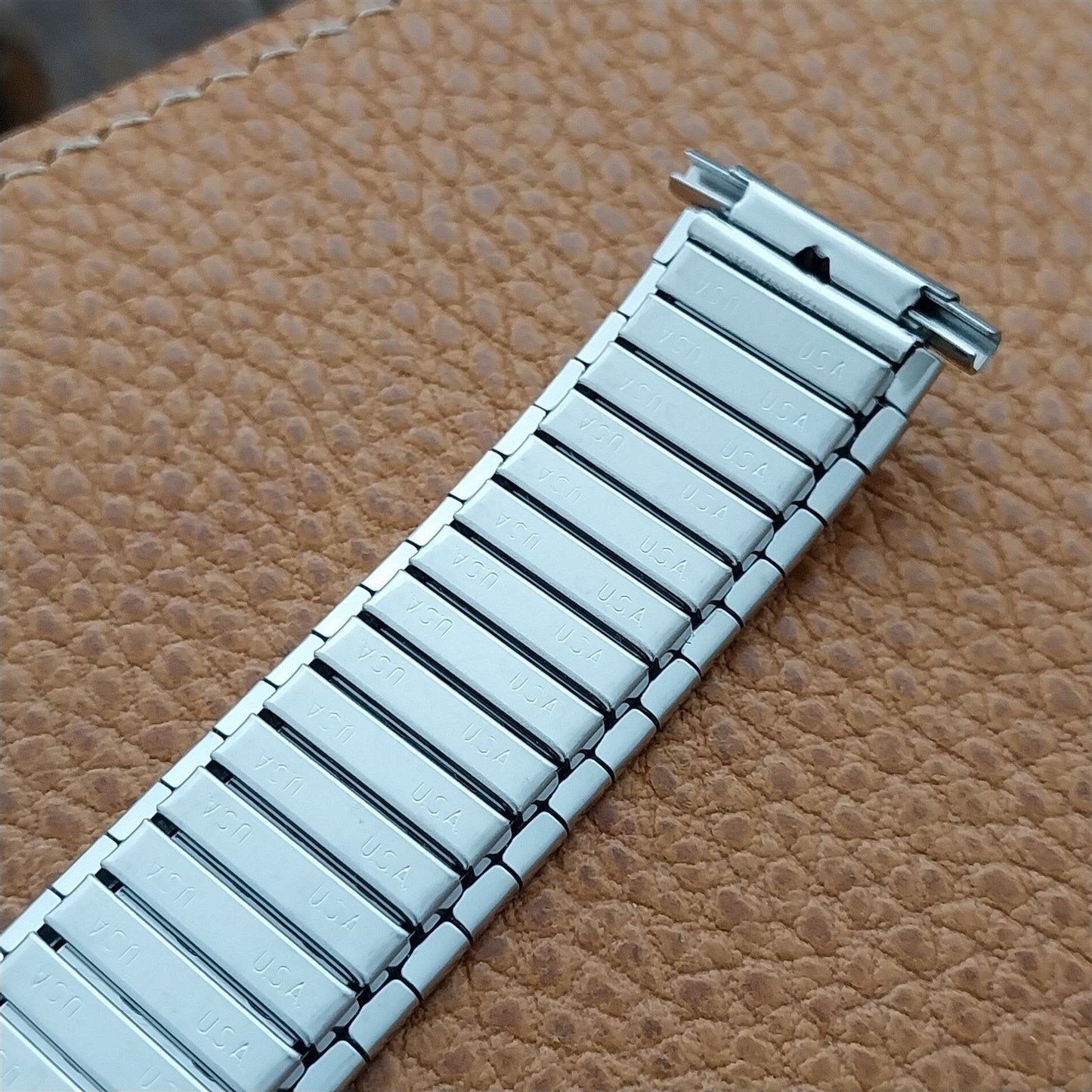 Speidel USA Wide Stainless Steel Expansion 19mm 20mm 22mm nos Vintage Watch Band