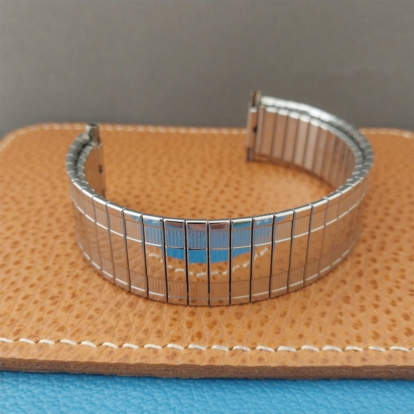 Speidel USA Wide Stainless Steel Expansion 19mm 20mm 22mm nos Vintage Watch Band