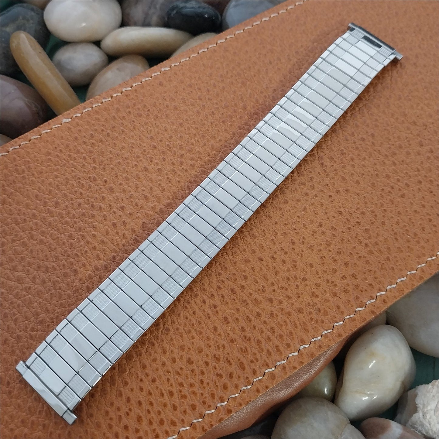 Speidel USA Wide Stainless Steel Expansion 19mm 20mm 22mm nos Vintage Watch Band