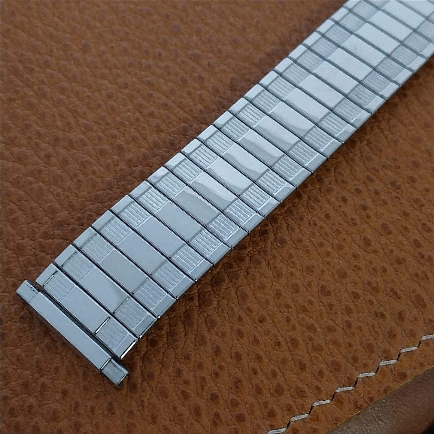 Speidel USA Wide Stainless Steel Expansion 19mm 20mm 22mm nos Vintage Watch Band