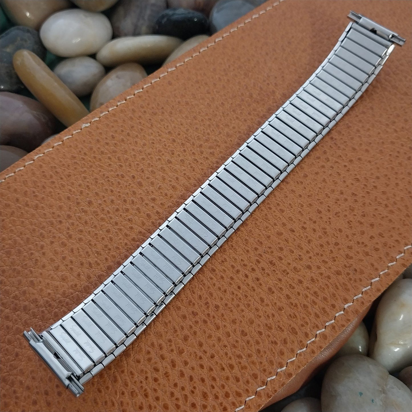Speidel USA Wide Stainless Steel Expansion 19mm 20mm 22mm nos Vintage Watch Band