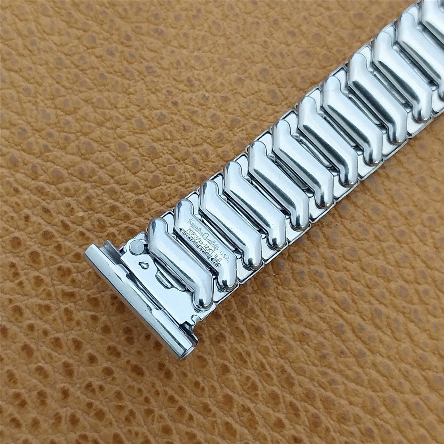Kreisler 19mm 18mm 16mm 12K White Gold-Filled Classic 1950s Vintage Watch Band