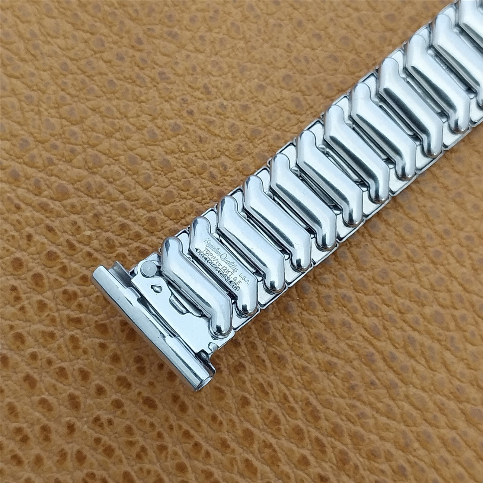 Kreisler 19mm 18mm 16mm 12K White Gold-Filled Classic 1950s Vintage Watch Band