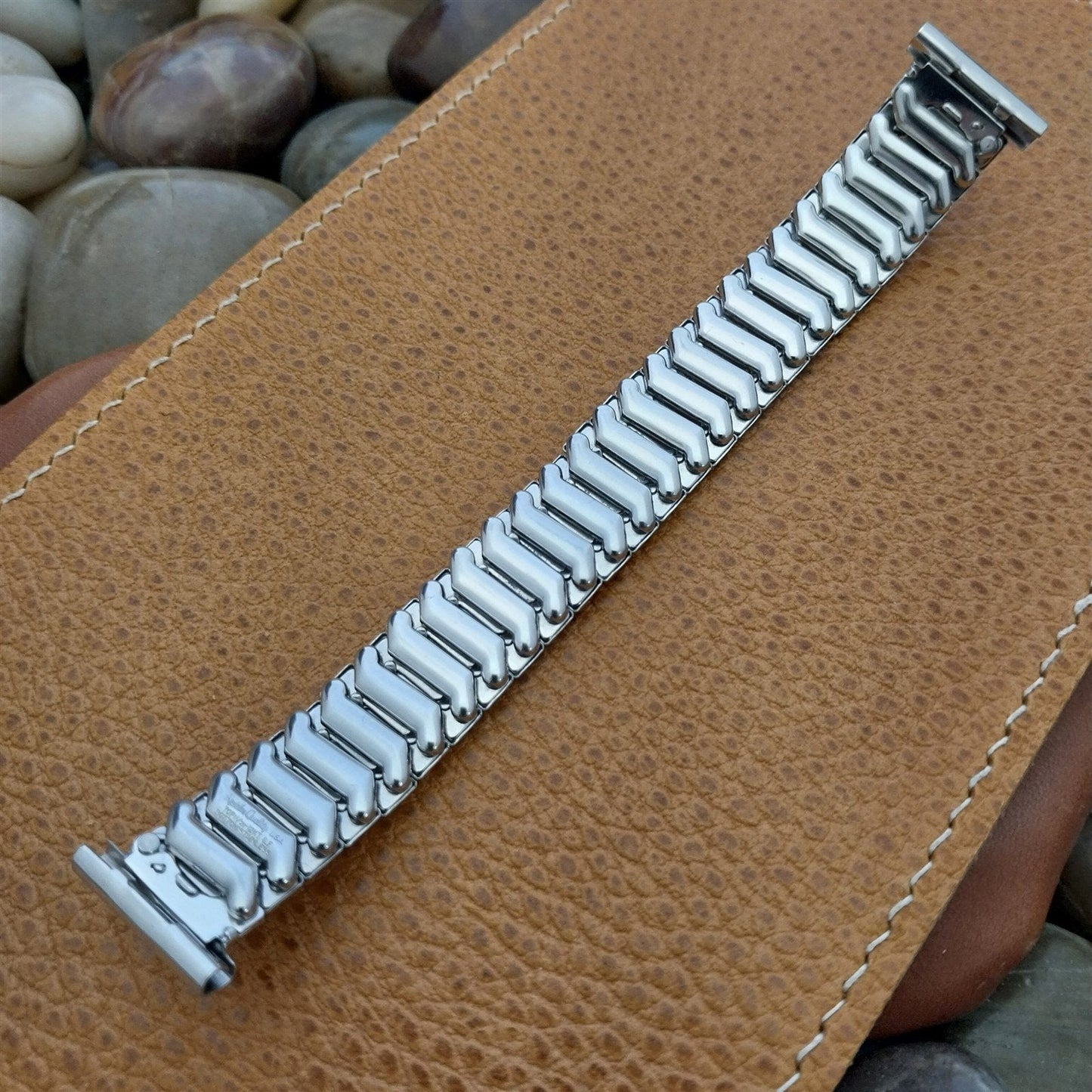 Kreisler 19mm 18mm 16mm 12K White Gold-Filled Classic 1950s Vintage Watch Band