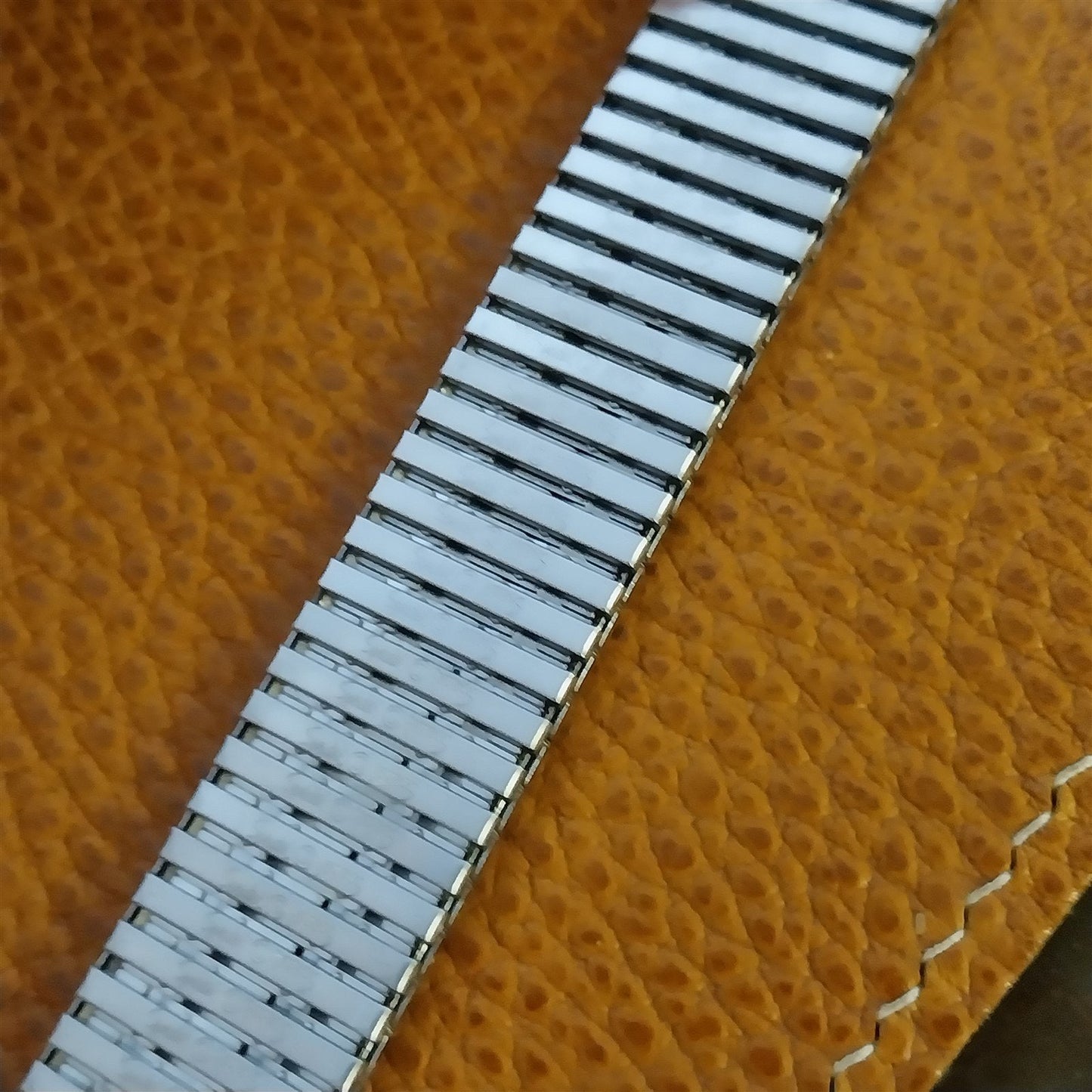 Speidel Thinline 1970s Flared Long Stainless Steel nos Vintage Watch Band