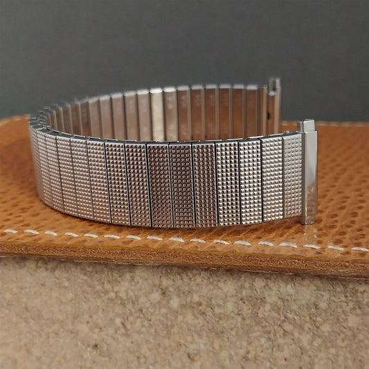 19mm 18mm 16mm Speidel USA Stainless Steel Twistoflex 1970s Unused Watch Band