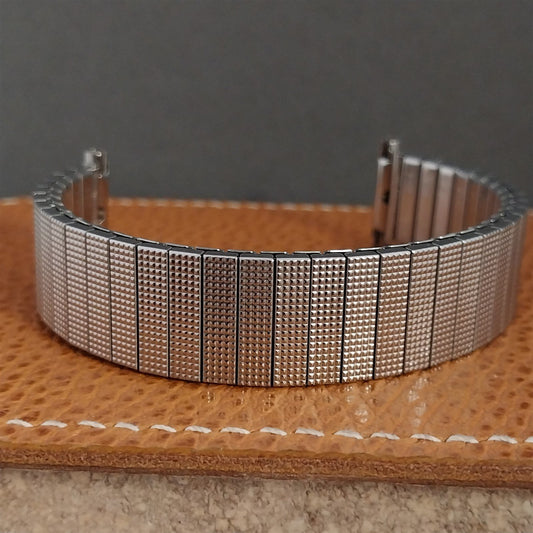 19mm 18mm 16mm Speidel USA Stainless Steel Twistoflex 1970s Unused Watch Band