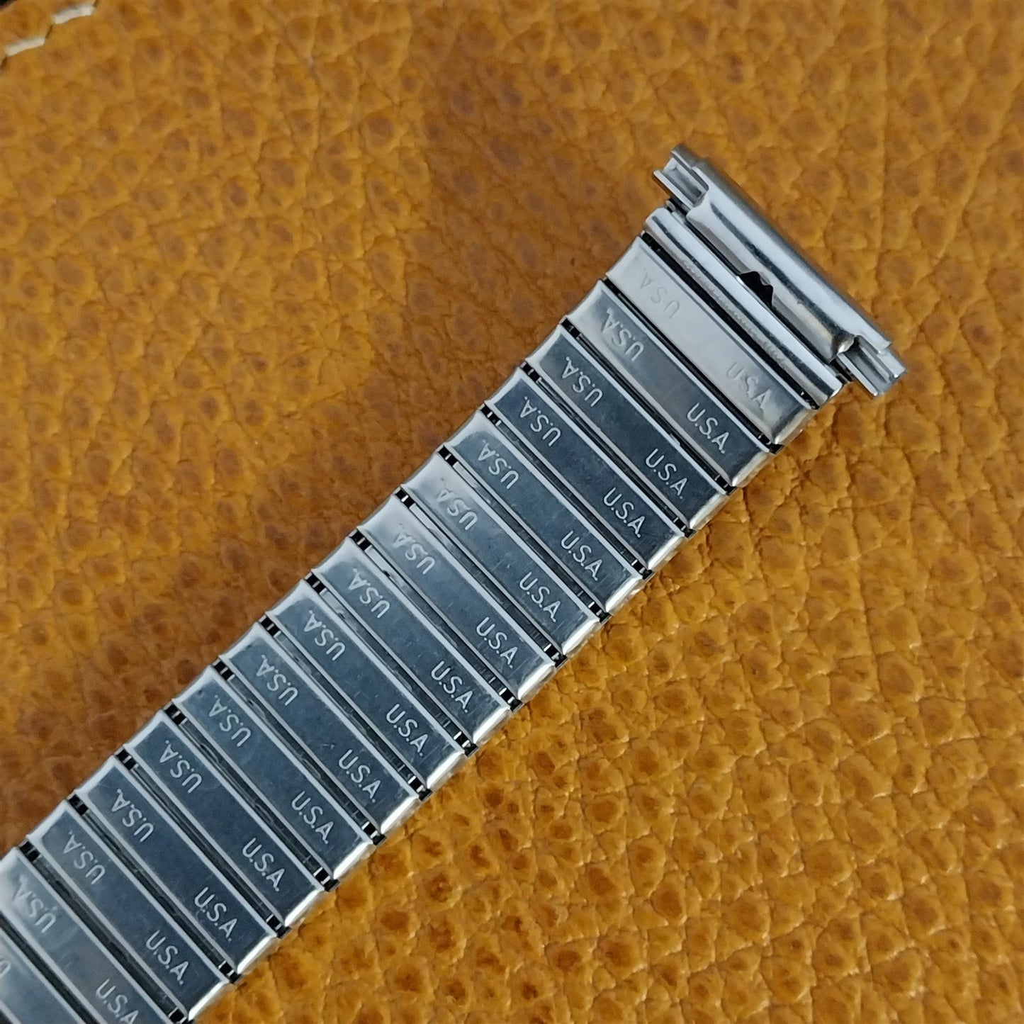 19mm 18mm 16mm Speidel USA Stainless Steel Twistoflex 1970s Unused Watch Band