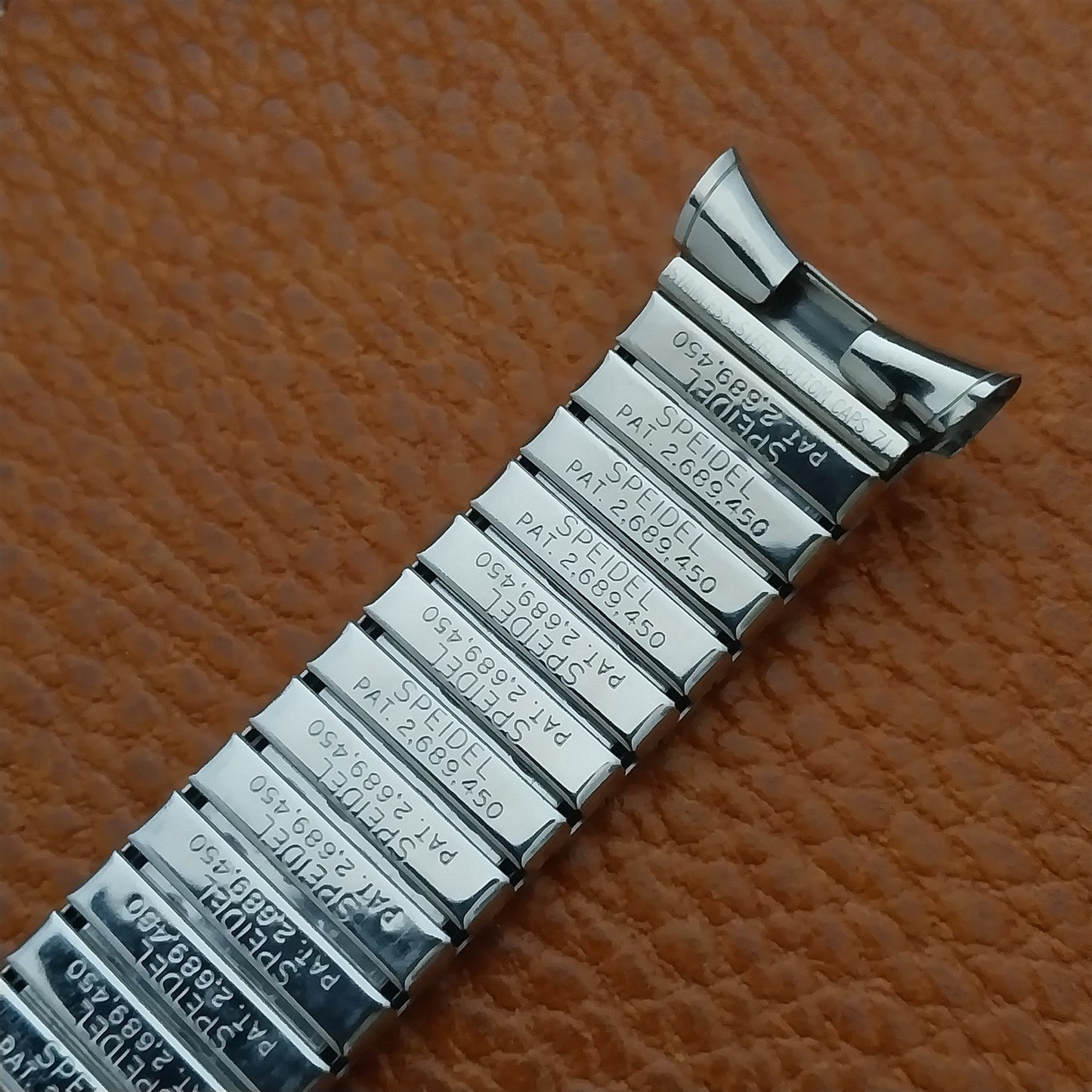 Speidel Tribune Twistoflex 18mm 19mm nos 1971 Vintage Watch Band