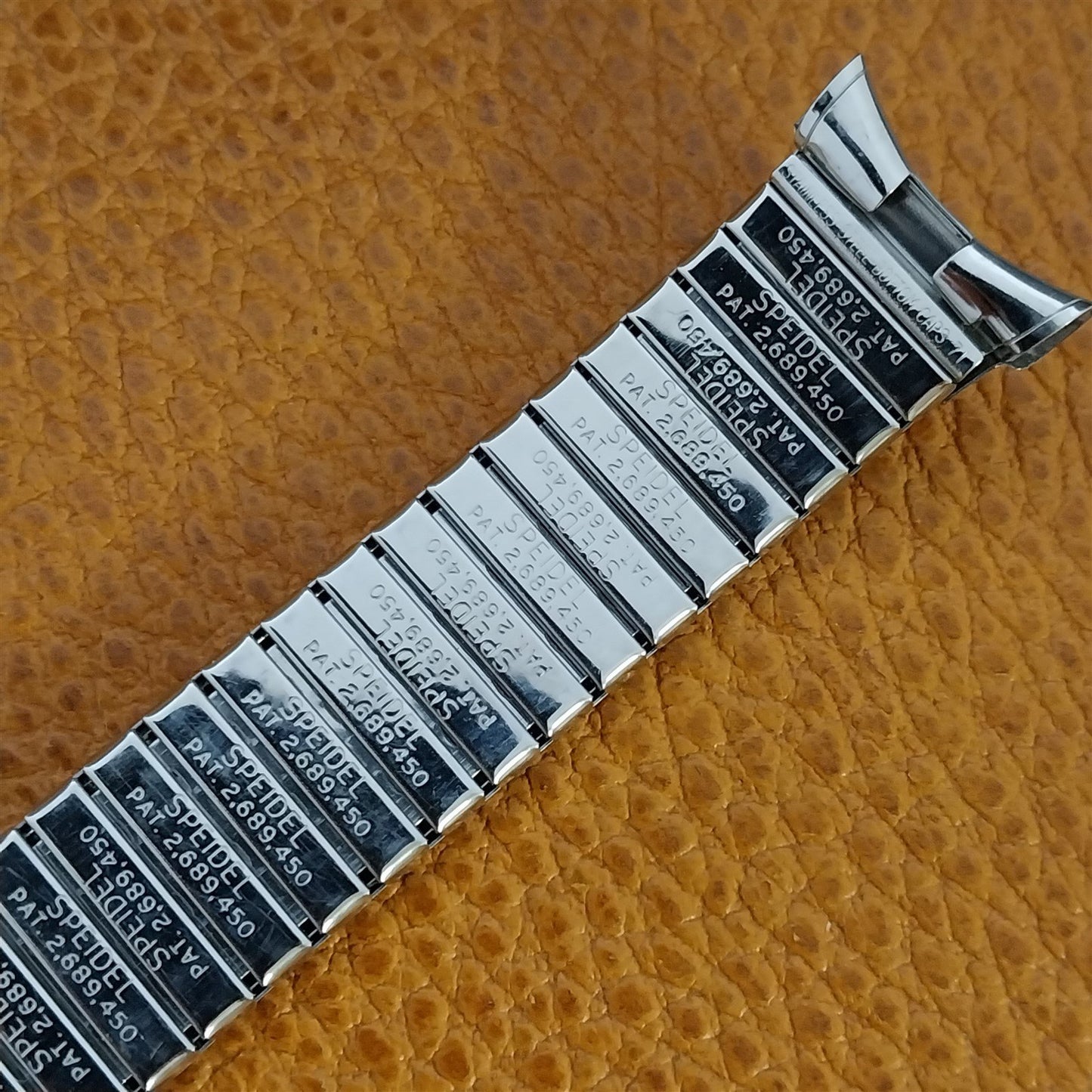 Speidel Tribune Twistoflex 18mm 19mm nos 1971 Vintage Watch Band