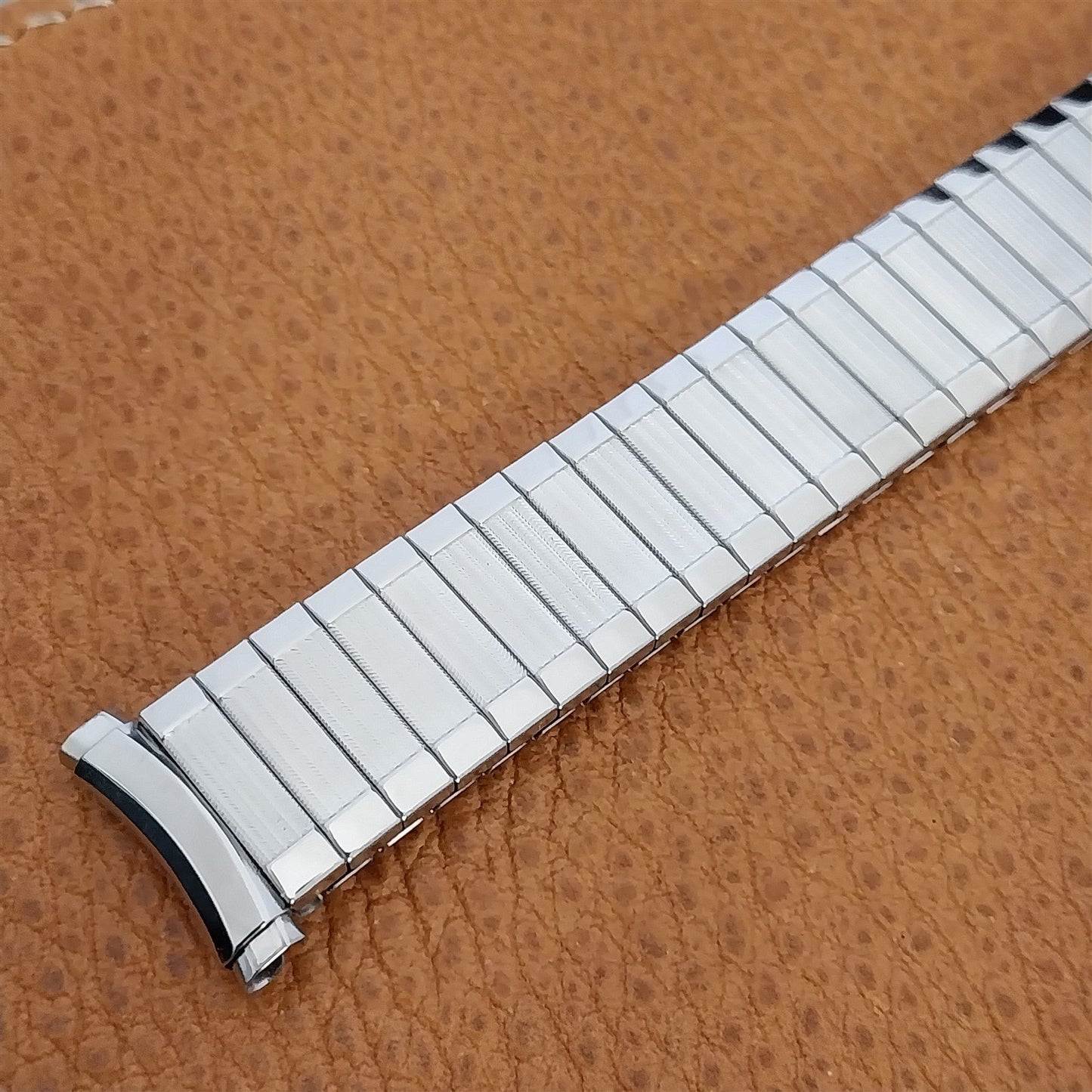 Speidel Aquarius 19mm 18mm Stainless Steel nos Unused 1970s Vintage Watch Band