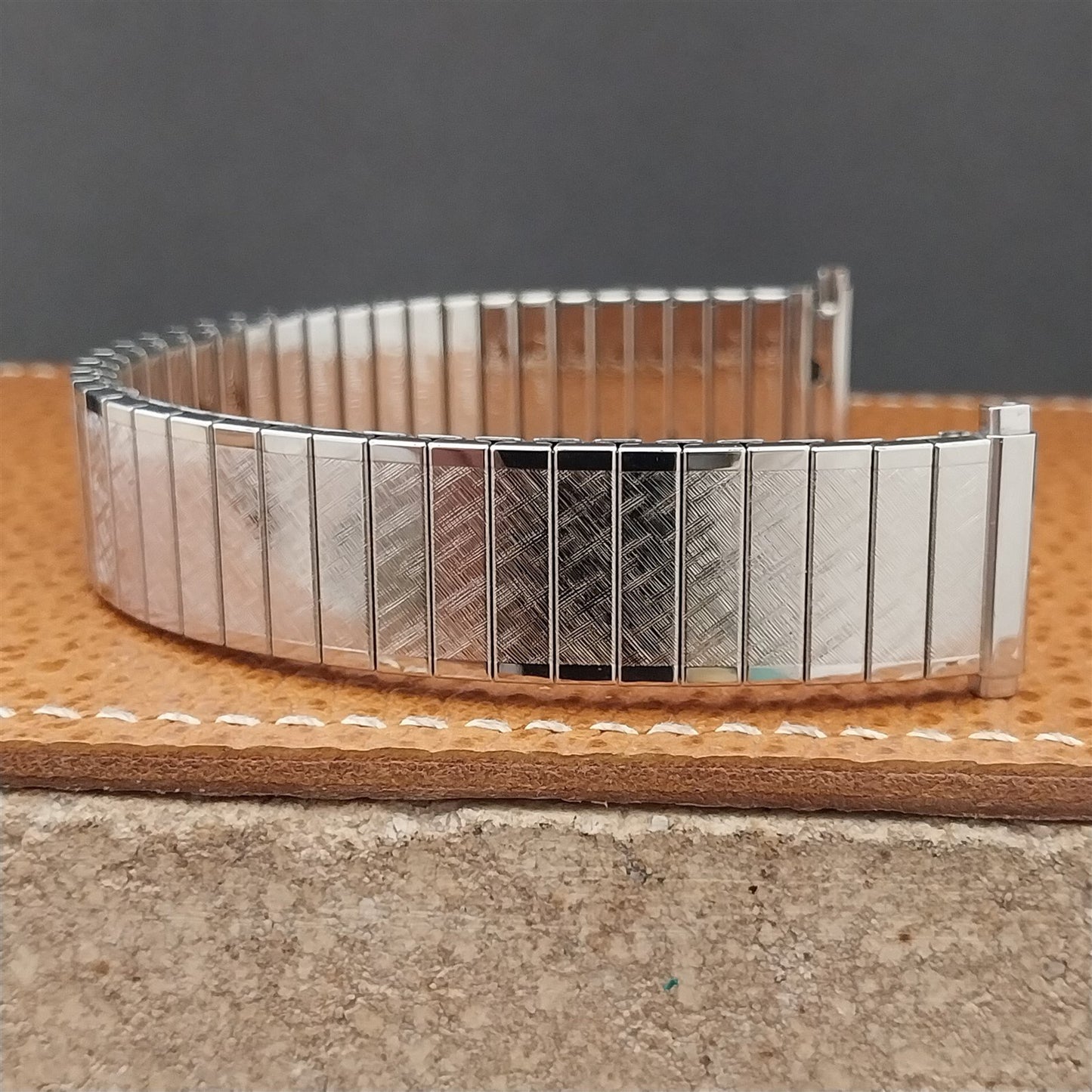 Vintage 19mm 18mm 17mm 16mm 1970s Speidel Long Stainless Steel Unused Watch Band