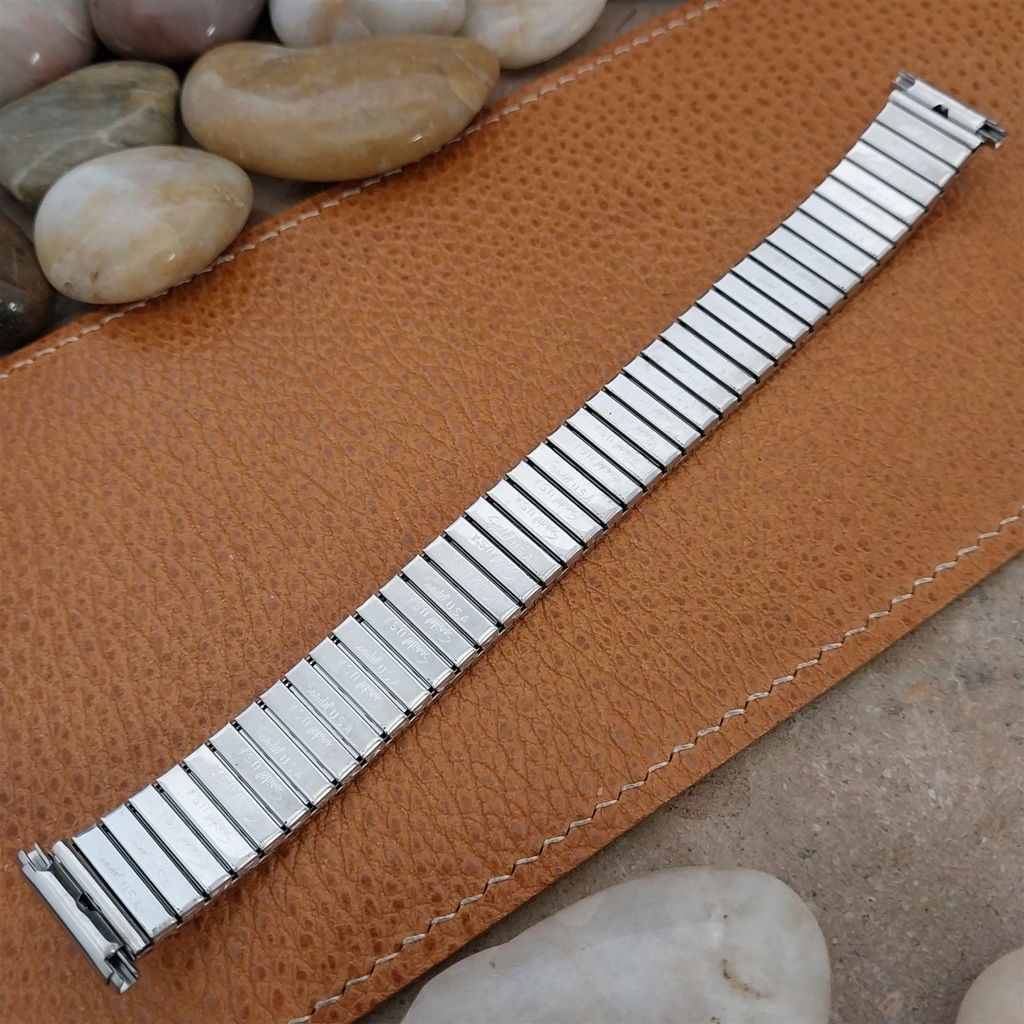 Vintage 19mm 18mm 17mm 16mm 1970s Speidel Long Stainless Steel Unused Watch Band