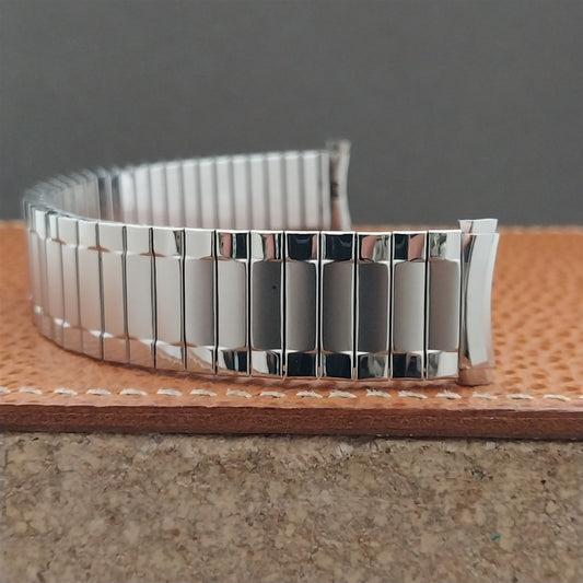 17mm 18mm 19mm Long 1970s Speidel Wide Stainless Steel nos Vintage Watch Band