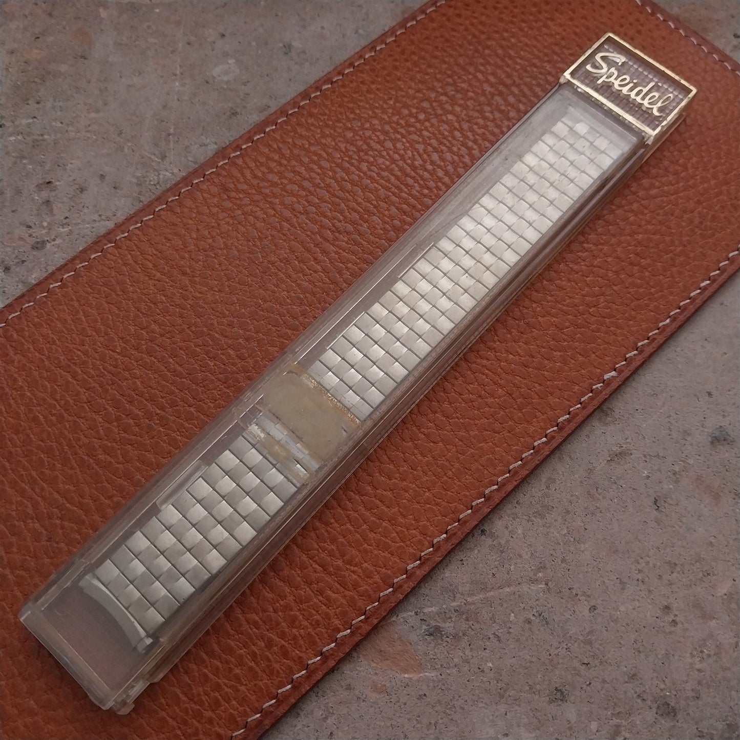 19mm 18mm 17mm Speidel Radial Long Stainless Wide 1970s Vintage Watch Band
