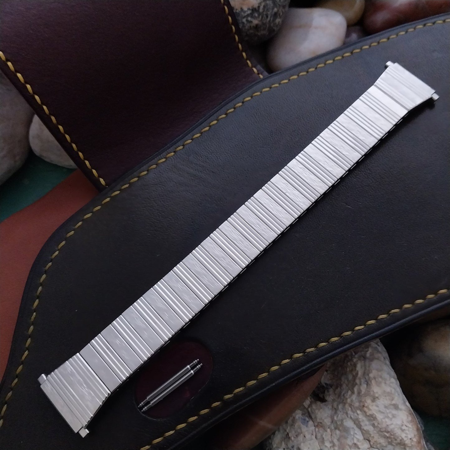 Speidel 1970s Stainless Steel 18mm 19mm 20mm nos Unused Flared Watch Band