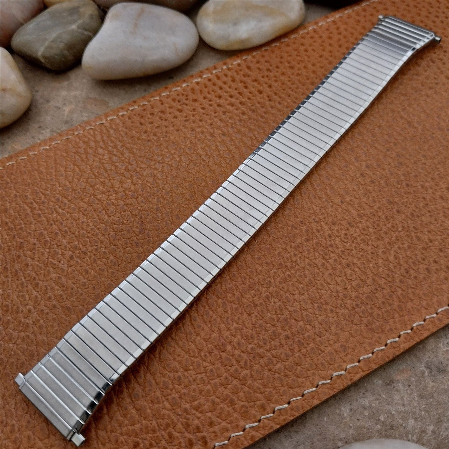 Vintage Speidel 1970s Stainless Steel 18mm 20mm 22mm Unused Classic Watch Band