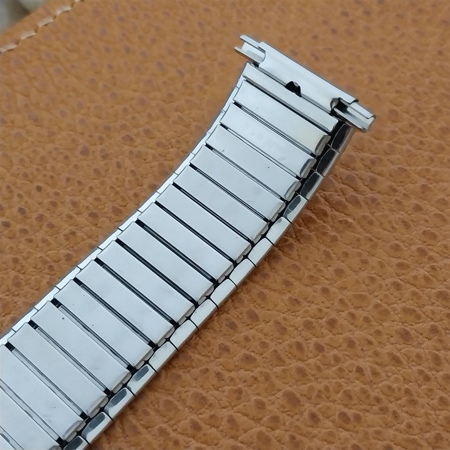 Speidel USA Wide Stainless Steel Expansion nos Vintage Watch Band 22mm 20mm 19mm