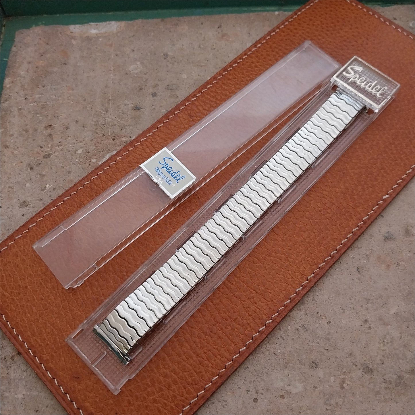 Stainless Steel Expansion Speidel USA 16mm 18mm 19mm 1970s Vintage Watch Band