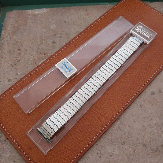 Stainless Steel Expansion Speidel USA 16mm 18mm 19mm 1970s Vintage Watch Band