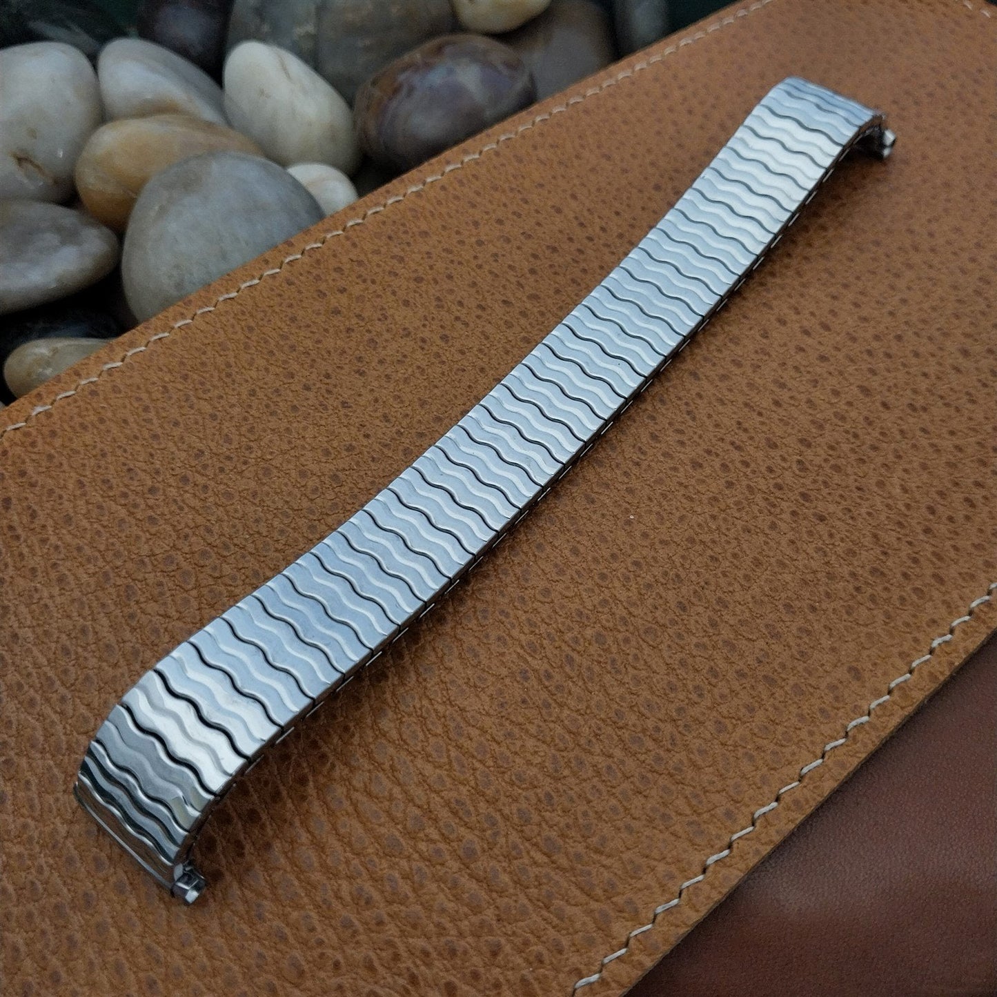 Stainless Steel Expansion Speidel USA 16mm 18mm 19mm 1970s Vintage Watch Band