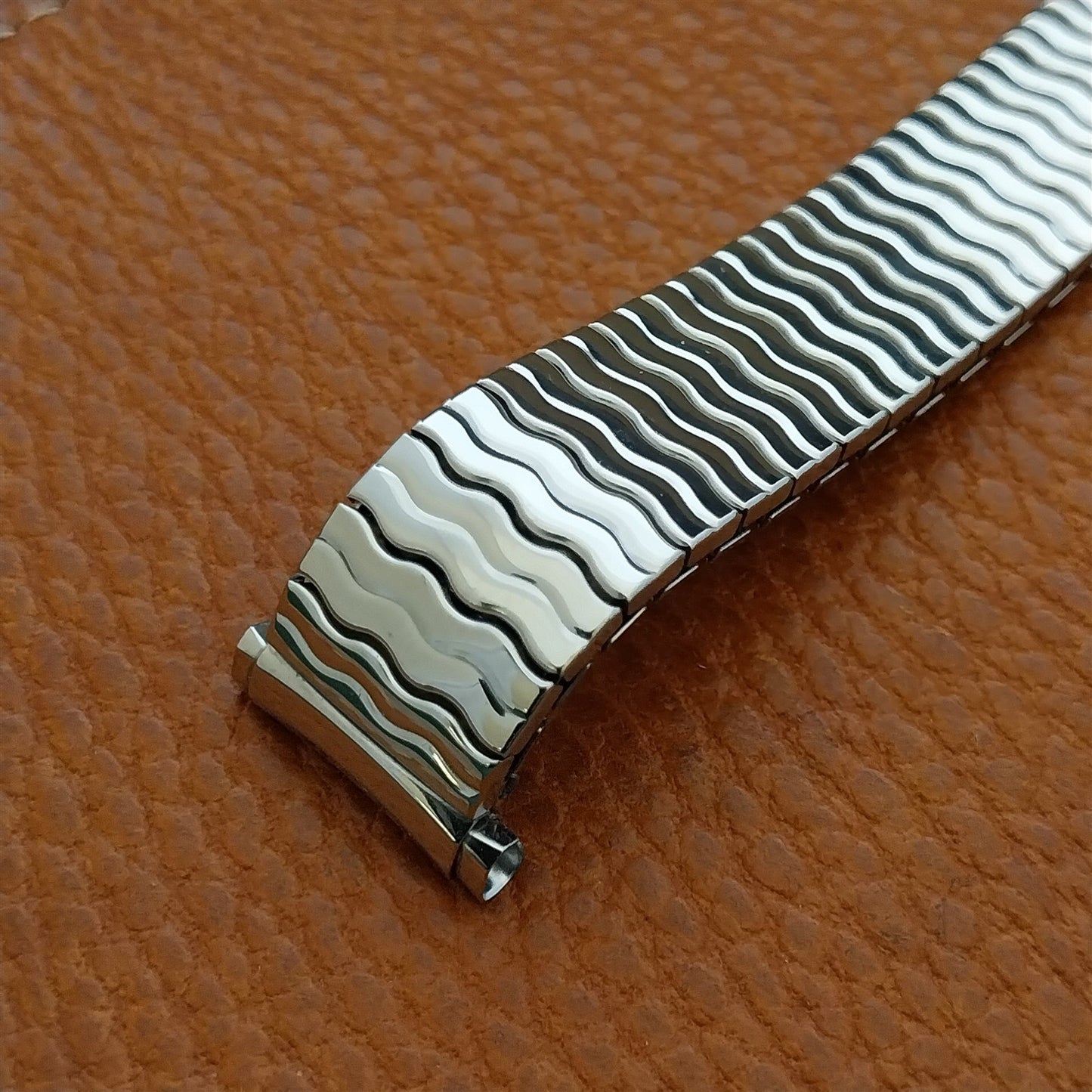 Stainless Steel Expansion Speidel USA 16mm 18mm 19mm 1970s Vintage Watch Band
