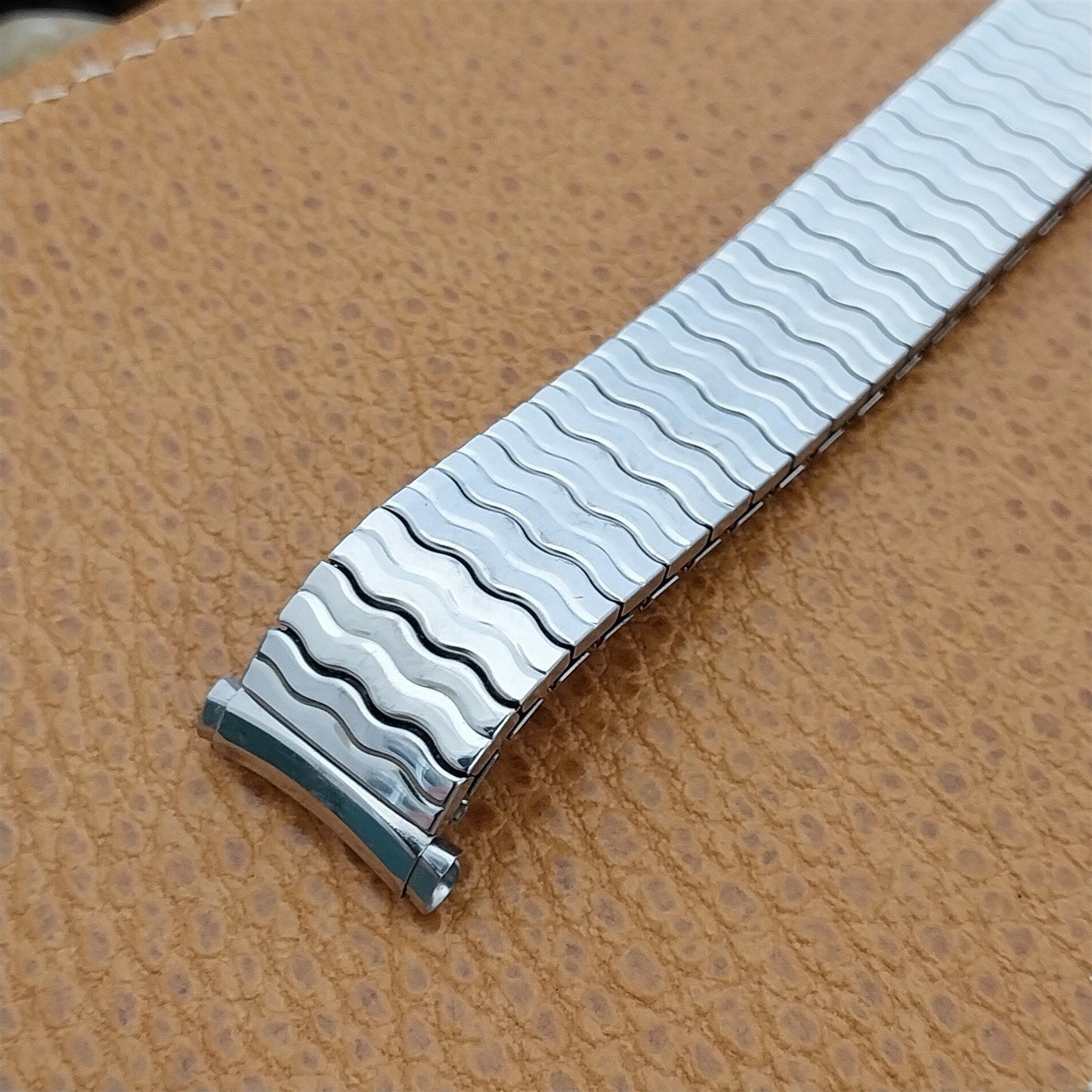 Stainless Steel Expansion Speidel USA 16mm 18mm 19mm 1970s Vintage Watch Band